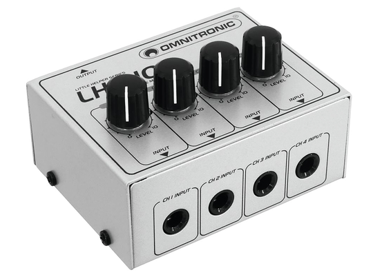 Omnitronic LH-010 4-kanavainen passiivinen mikseri - OMNITRONIC