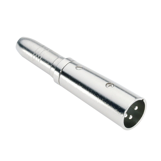 Sovitin Audio liitin 6,3 mm Jack Stereo naaras XLR uros - Adam Hall