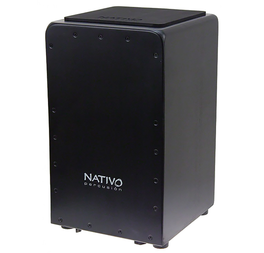 Nativo Percusion, Cajon Studio Black - NATIVO