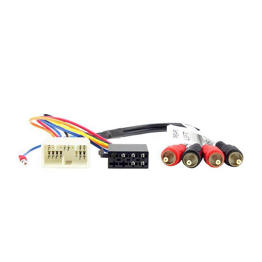 CT20LX02 ISO-pistoke Lexus/Toyota -malleihin - Connects2