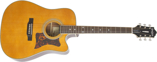 Epiphone DR-500MCE länsimainen kitara (luonnollinen)