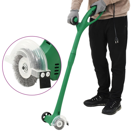 vidaXL Sähkökäyttöinen reunatrimmeri 140 W vihreä