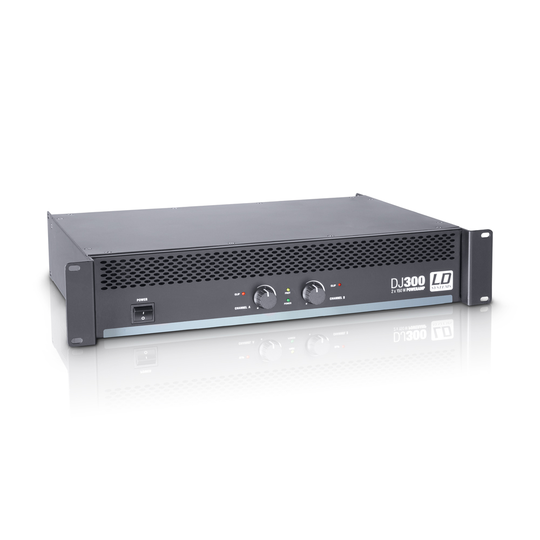 LD Systems DJ 300 Vahvistin 2x100W 8 Ohm 2x100W 8 Ohm