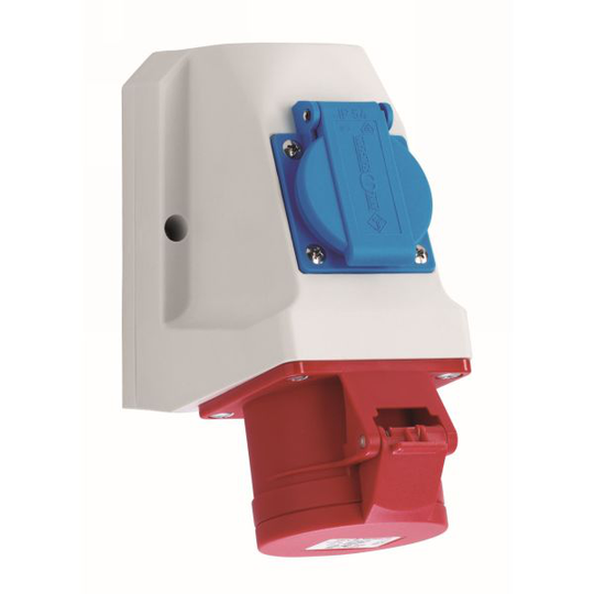 ABL D51S331 Seinäpistorasia CEE 416-6 + schuko