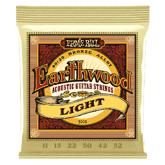 Ernie Ball Earthwood Bronze kitara jouset, akustinen Light 011-052 - Ernie Ball