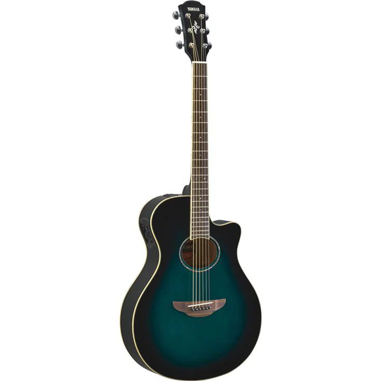 Yamaha APX600 Western Guitar, Oriental Blue Burst