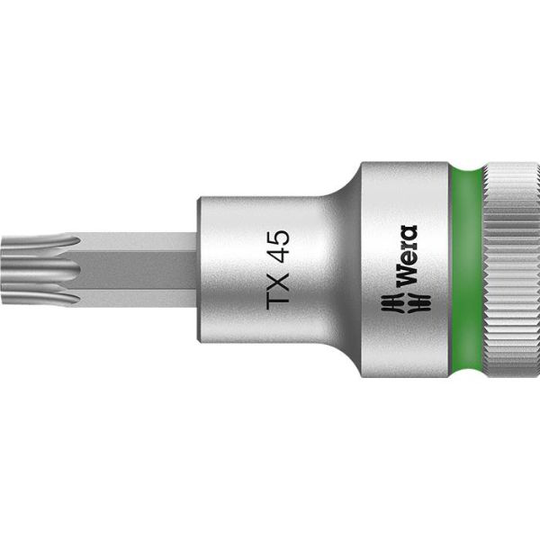 Wera 8767 C HF Torx-hylsy 1/2" TX 45, 60 mm pitkä
