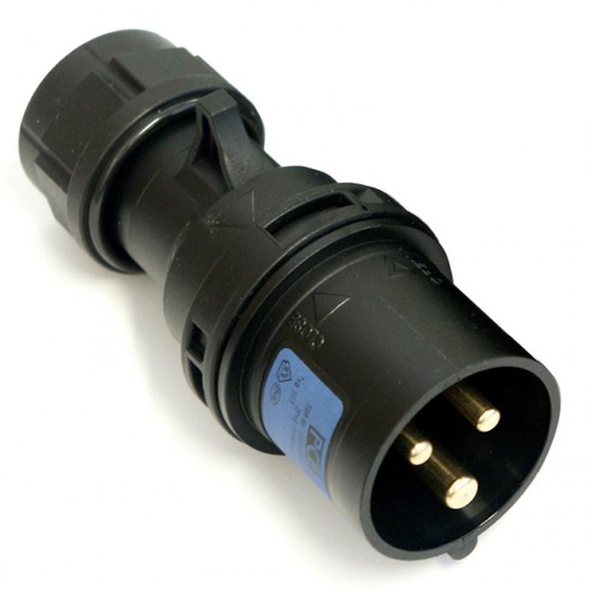 PCE CEE 230V/16A 3 napainen uros -
