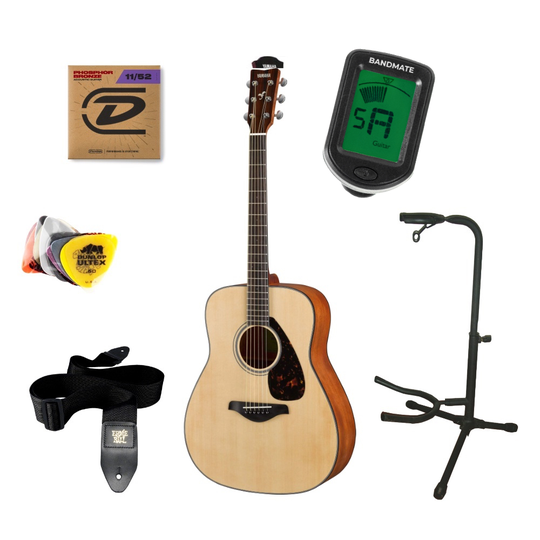 Yamaha FG800M NT II - Luonnollinen - Aloituspakkaus