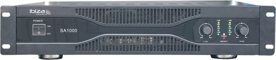 Ibiza SA2000 PA-vahvistin 2x1000w - IBIZA