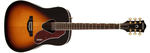 Gretsch G5024E Rancher Dreadnaught puoliakustinen (Sunburst)