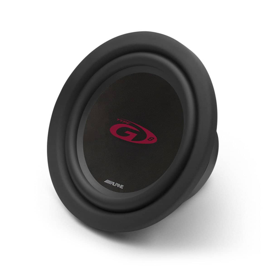 Alpine SWG-844 8ohm Subwoofer