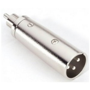 Sovitin Audio liitin XLR uros RCA Phono uros liitäntään - Adam Hall